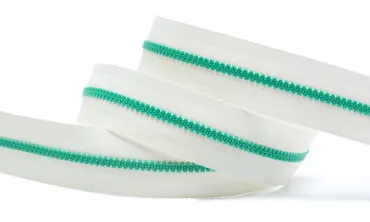 Reissverschluss BI-Color 4 mm - Ecru Mint