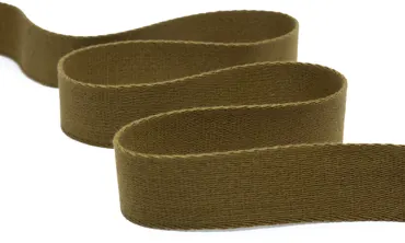 Gurtband 40 mm Baumwolle Polyester - Olive