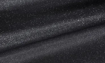 Kunstleder Glitzer - Anthrazit