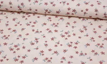 Double Gauze - Sweet Daisy Puderrosa