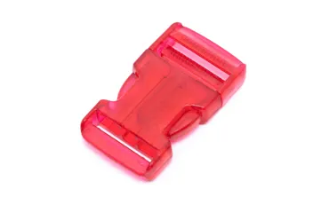 Steckschnalle 30 mm transparent - Pink