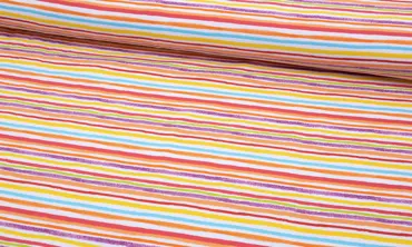 Jersey Streifen Multicolor - Sommerfarben