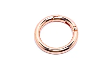 Ringkarabiner 25 mm - Rose Gold