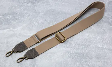 Taschenband 40 mm verarbeitet - Braun Altmessing