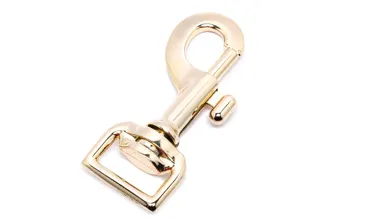 Bolzenkarabiner gerader Wirbel 20 mm - Light Gold