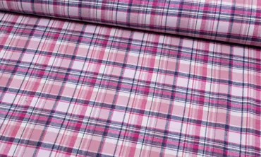 Flanell Check - Rosa & Pink
