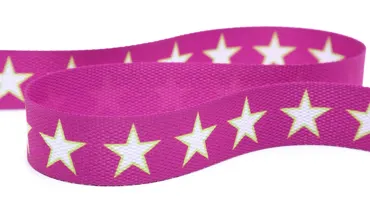 Gurtband 30 mm - Big Star Fuchsia