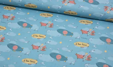 Baumwolle - Le petit Prince Blau