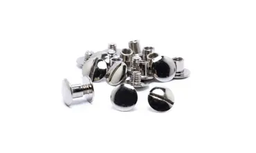 Buchschrauben Schaft 5 mm Silber - Pack à 10 Stk.