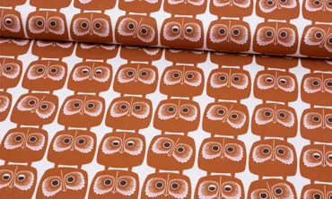 Baumwolle Cotton + Steel - Nosey Owl Cognac