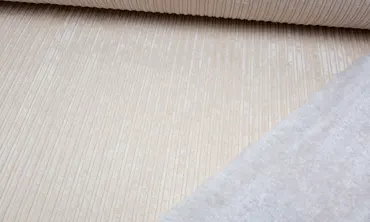 Mantelstoff Cord - Ecru