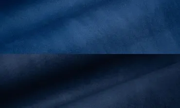 Velours Imitat 2-Farbig - Royal Navy