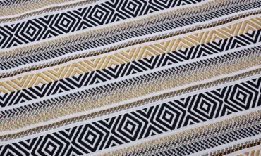 Jacquard - Tribal Gold Black