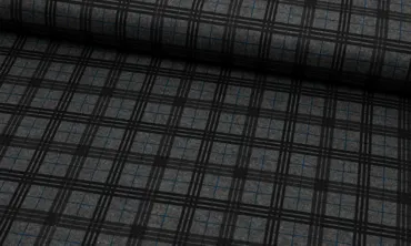 Romanit Brushed - Check Black