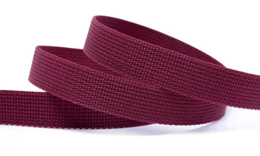 Gurtband 25 mm Polypropylen - Bordeaux