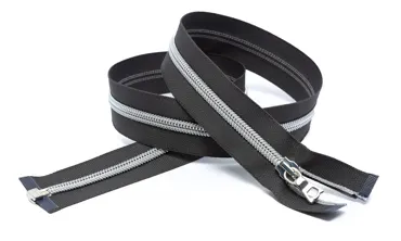 Reissverschluss Teilbar Flex 6 - Dunkelgrau Silber