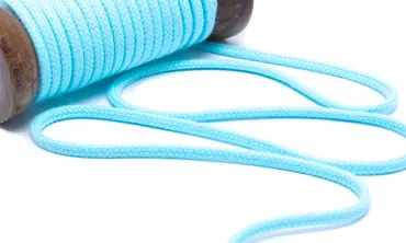 Baumwollkordel 4 mm - Aqua