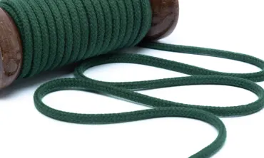 Baumwollkordel 4 mm - Dunkelgrün
