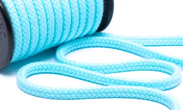 Baumwollkordel 8 mm - Aqua