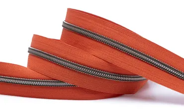 Reissverschluss 6 mm Metallic - Terra Altsilber