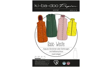 Schnittmuster ki-ba-doo Woman - Basic Weste