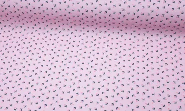 Wachstuch soft - Tiny Blossom Rosa