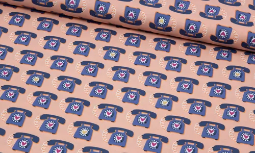 Baumwolle Cotton and Steel East Coast Speed Dial Dusty Rose CSBWD-3001.jpg