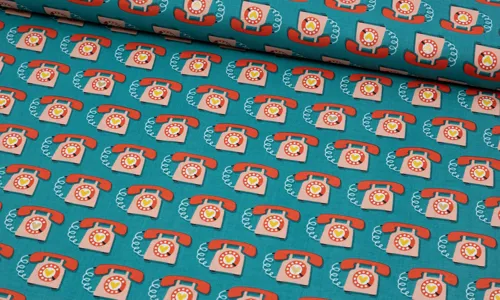 Baumwolle Cotton and Steel East Coast Speed Dial Teal CSBWD-3002.jpg