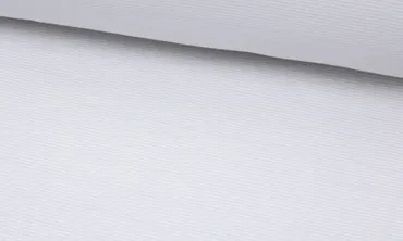 Bündchen feine Streifen - Weiss