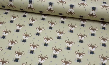 French Terry Fräulein von Julie - Herr Hirsch was geht