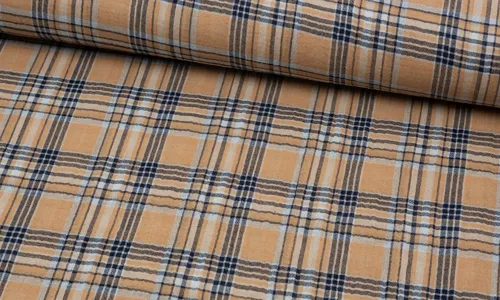 Double Gauze Grosse Karos Ocker HDDGB-6403.jpg