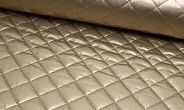 Jackenstoff gesteppt Rhombus - Champagner