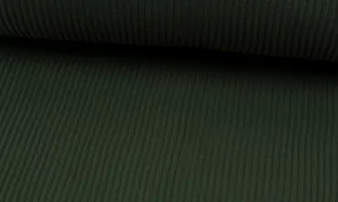 Bündchen Grob Ripp - Dunkelgrün