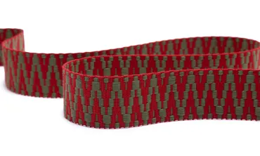 Gewobenes Band 40 mm - Aztec Rot Khaki