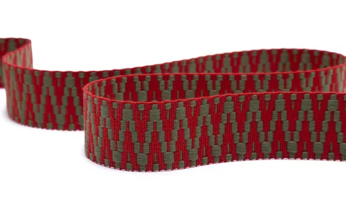 Gewobenes Band 40 mm Aztec Rot Khaki VOGWB-4049.jpg