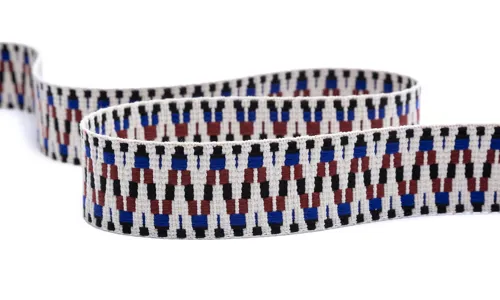 Gewobenes Band 40 mm Aztec Natur Royal Canyon Schwarz VOGWB-4053.jpg