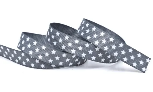 Gurtband 20 mm Sterne Grau KBGBS-2006.jpg