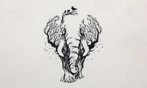 Buegelbild Standing Elephant 90-002-001038.jpg