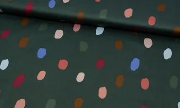 Baumwollsatin - Summer Spot Piniengrün