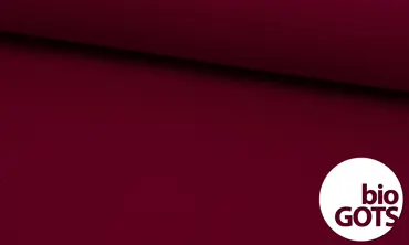 BIO Bündchen Leicht - Kirschrot