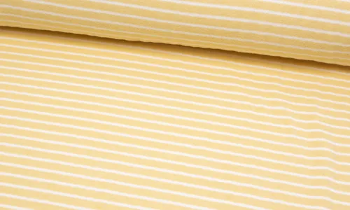 Strickfrottee Streifen Hellgelb Weiss VHFRO-2054.jpg