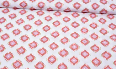 Baumwolle Michael Miller - Glitzy Diamond Coral