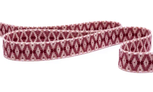 Gewobenes Band 25mm Indian Altrosa Beere Bordeaux VOGWB-2538.jpg