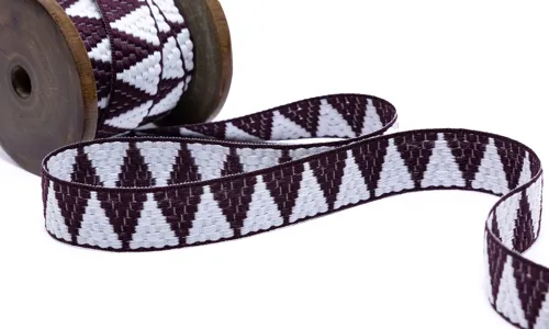 Gewobenes Band 20mm Triangel Aubergine Weiss VOGWB-2023.jpg