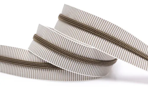 Reissverschluss 6mm Metallic Streifen Taupe Weiss 20-406-074005.jpg