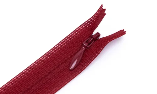 Reissverschluss Nahtverdeckt YKK Dunkelrot YKKNV-0520.jpg