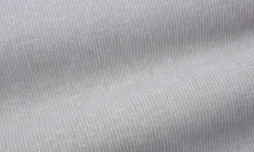 Leinen Baumwoll Mix - Nadelstreifen Sand