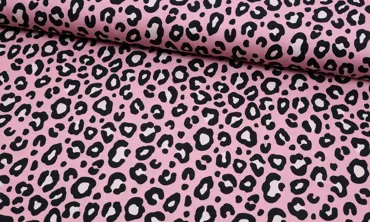 Jersey Fräulein von Julie - Big Leoprint Rosa
