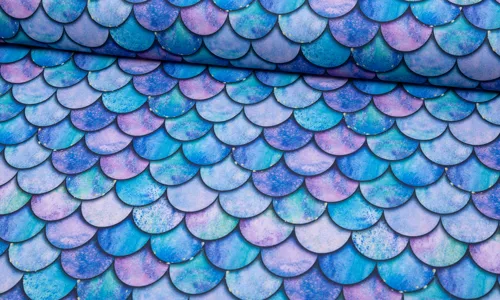 Badelycra Schuppenkleid Blau QTLYC-2005.jpg