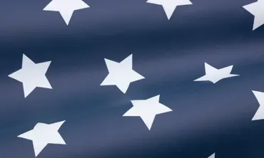 Regenjackenstoff Sterne - Navy Weiss
